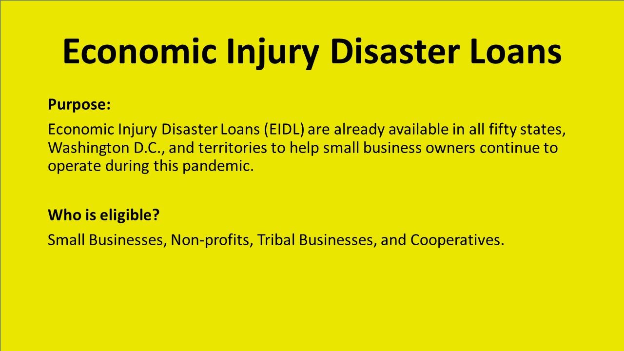 EIDL Opens in new window