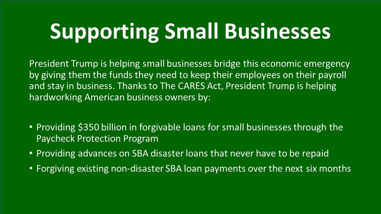 supporting small buisinesses Opens in new window