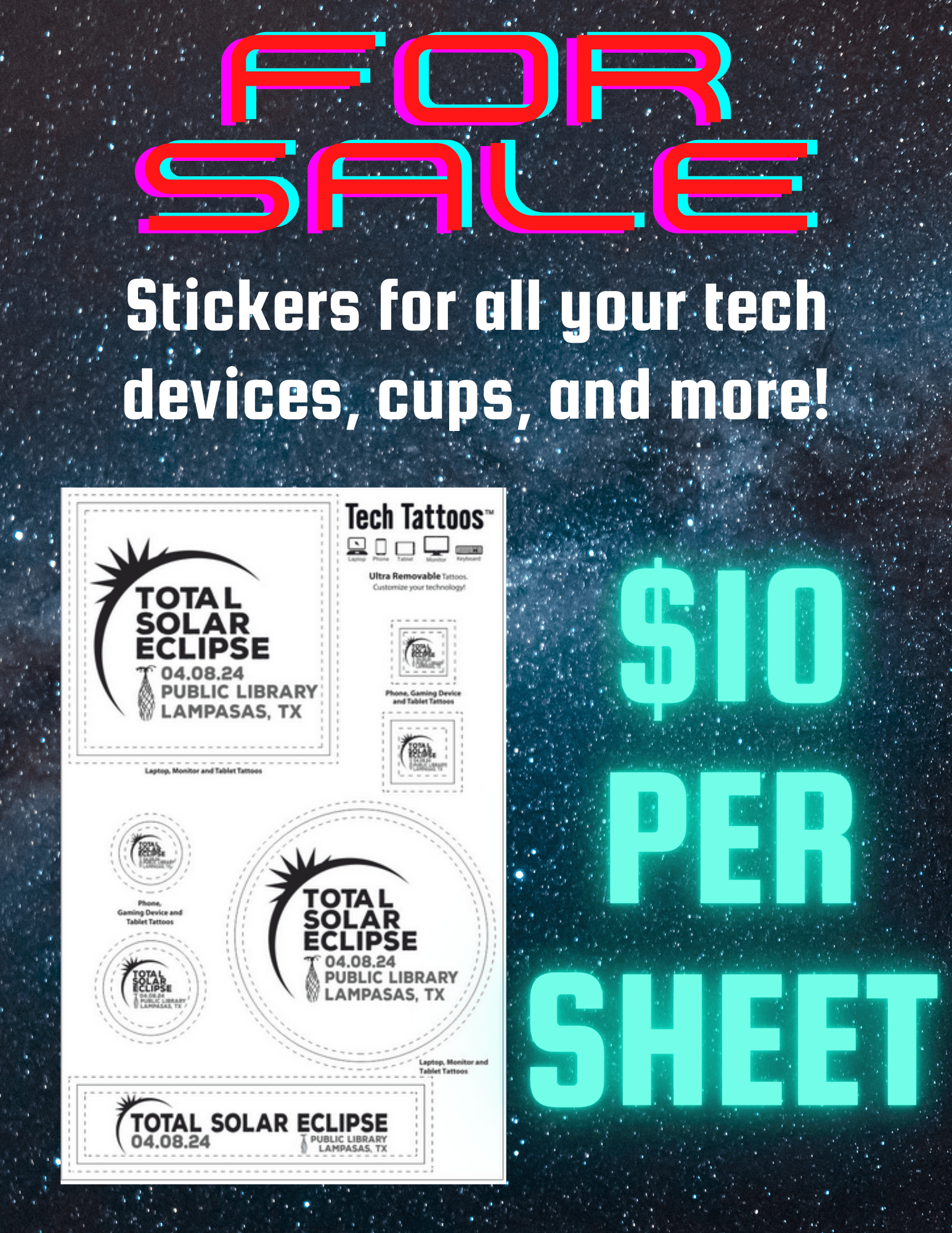 tech tattoos flyer