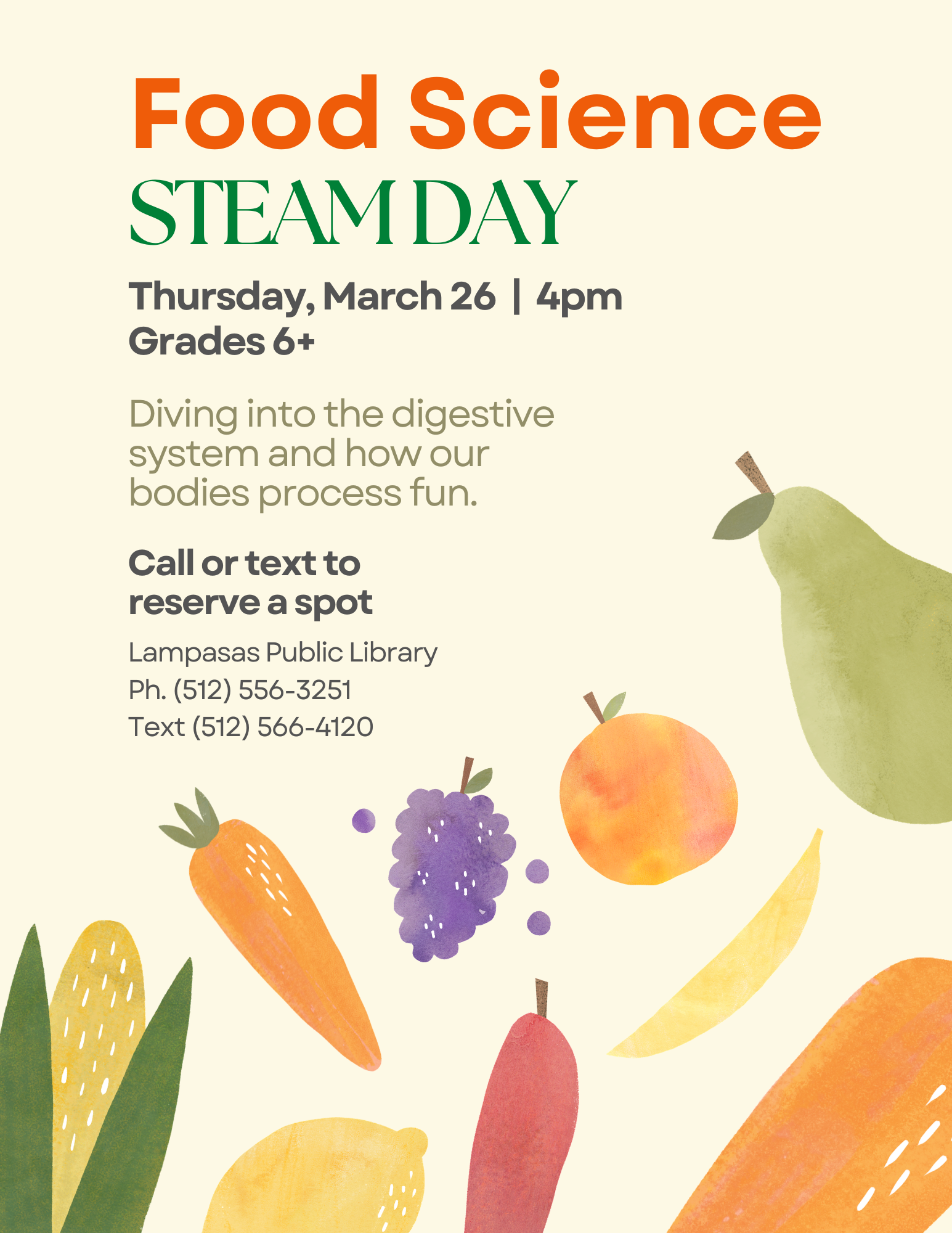 Food Science - gr 6 up