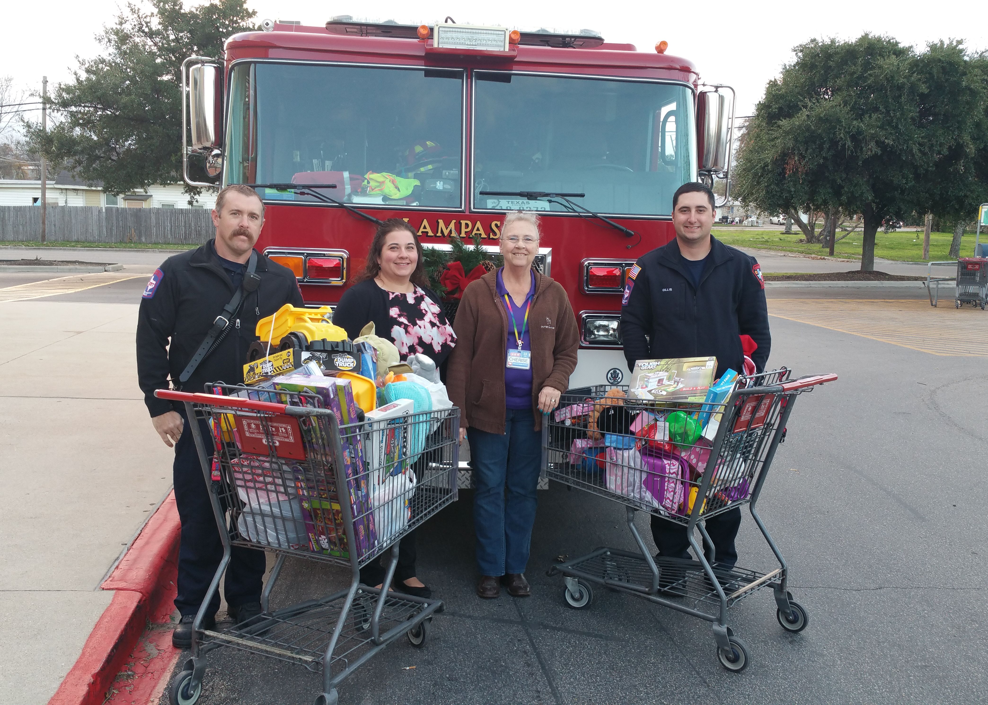 HEB Supporting Toy Drive